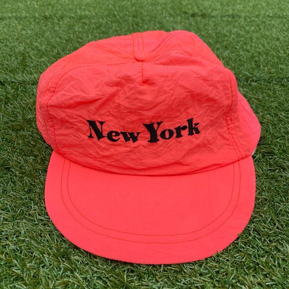 New York 1990's Neon Vintage Snapback Hat - Picture 1 of 4
